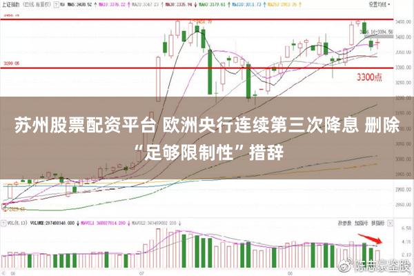 苏州股票配资平台 欧洲央行连续第三次降息 删除“足够限制性”措辞